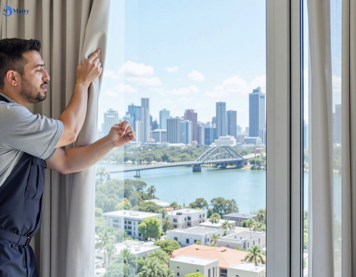 Professional curtain steam cleaning service frenchs-forest-nsw QLD by Matty Curtain Cleaning